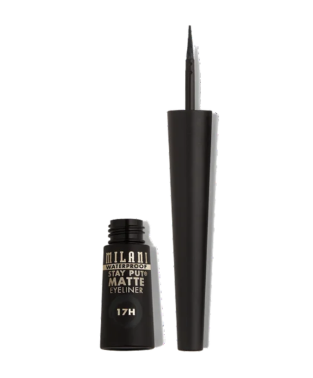 Milani Stay Put Matte Eyeliner, Black Waterproof